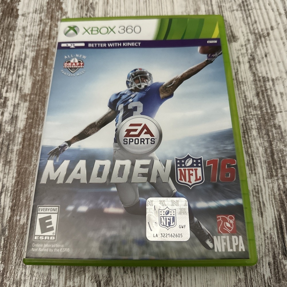Madden NFL 15 (Microsoft Xbox 360, 2014) No Manual